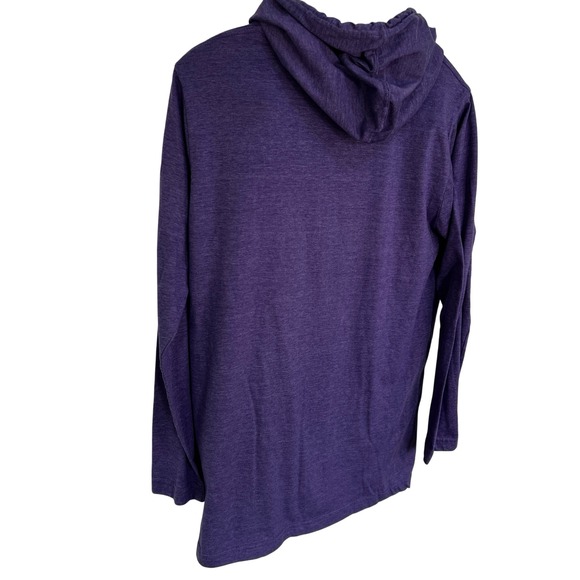 Old‎ Forge New York Hoodie Purple Long Sleeve Moose Graphic Top SZ Med - Picture 6 of 8